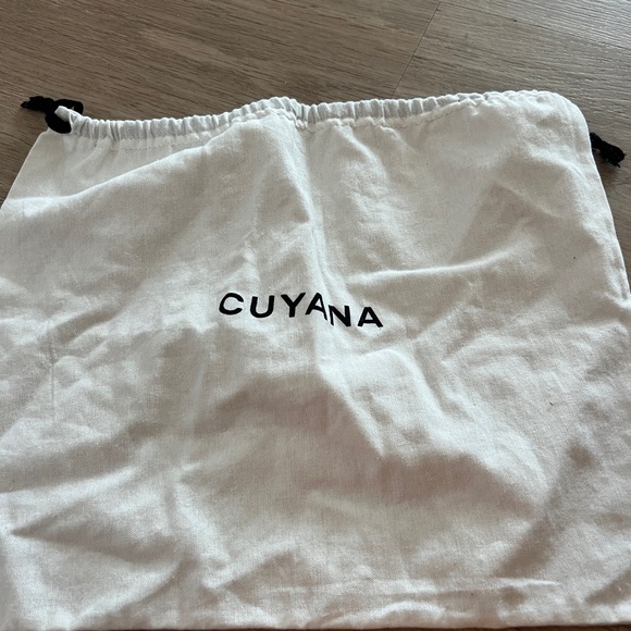 CUYANA croc-embossed cross-body bag in black/navy, Small - Picture 10 of 11